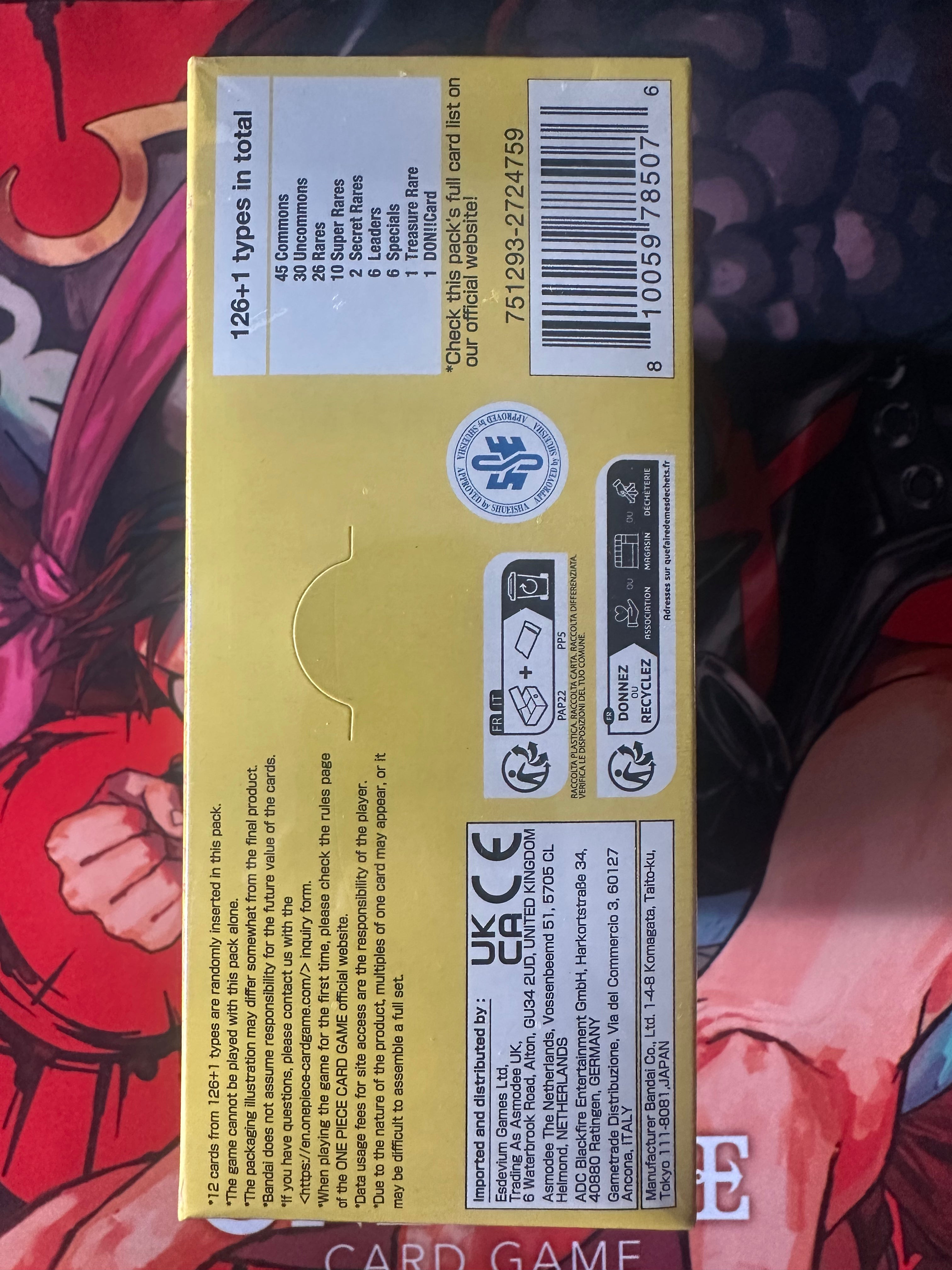 One Piece Card Game: 500 Years in the Future Booster Box (OP-07)