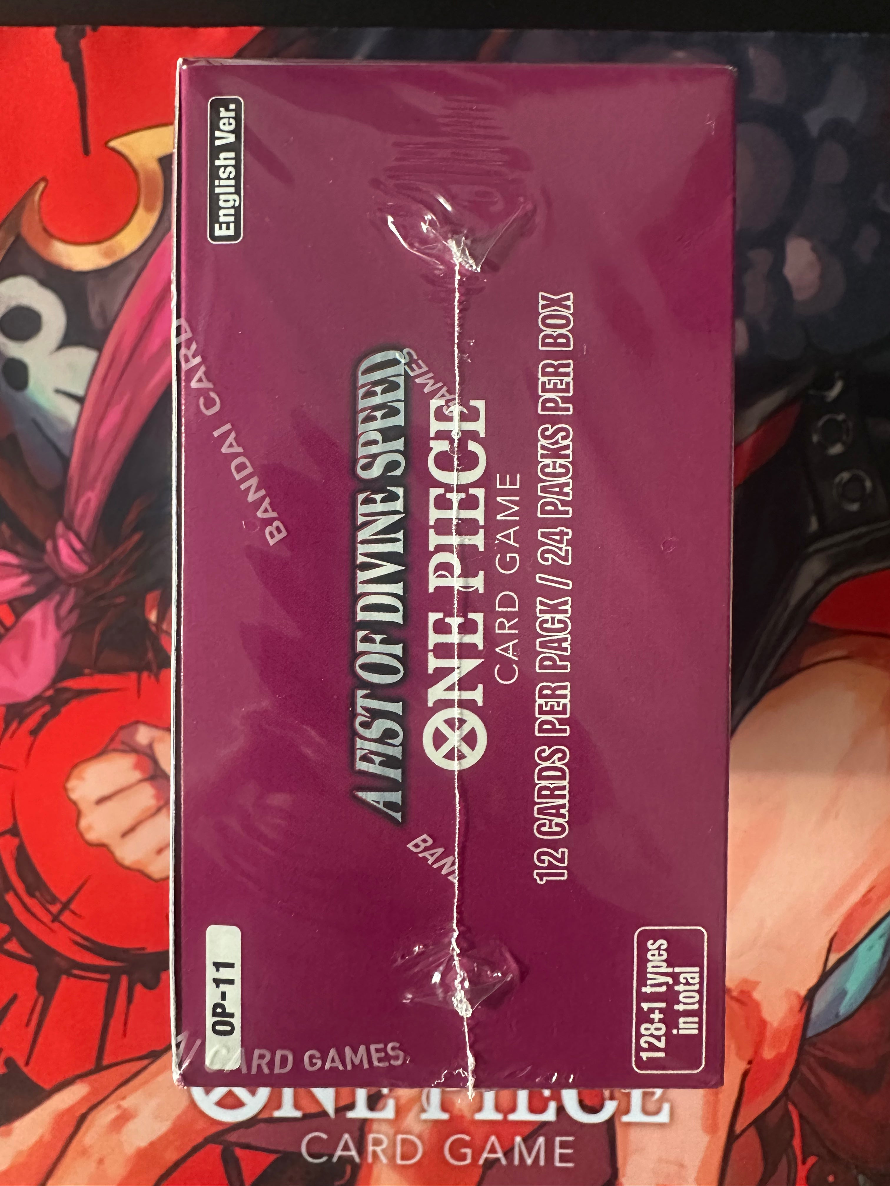 One Piece Card Game: A Fist of Divine Speed Booster Box (OP-11)